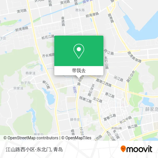 江山路西小区-东北门地图