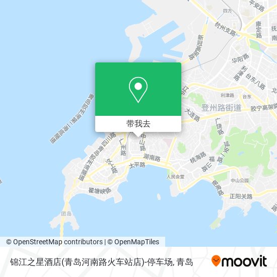 锦江之星酒店(青岛河南路火车站店)-停车场地图