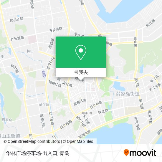 华林广场停车场-出入口地图