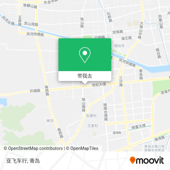 亚飞车行地图