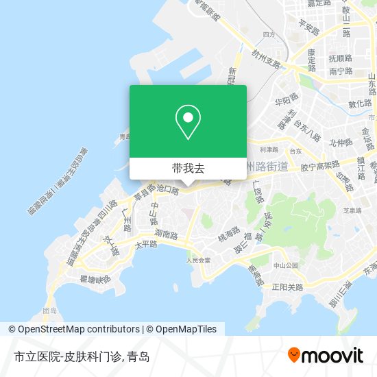 市立医院-皮肤科门诊地图