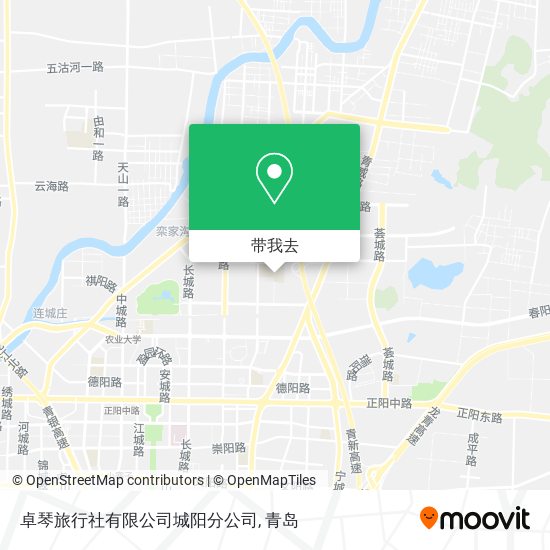 卓琴旅行社有限公司城阳分公司地图