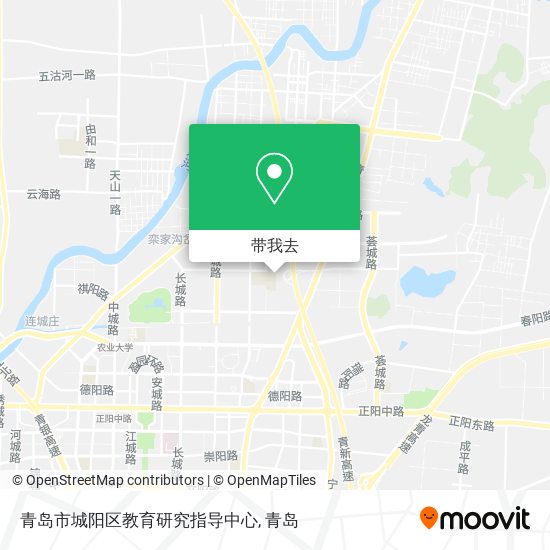 青岛市城阳区教育研究指导中心地图