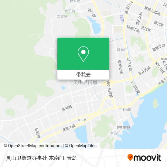 灵山卫街道办事处-东南门地图