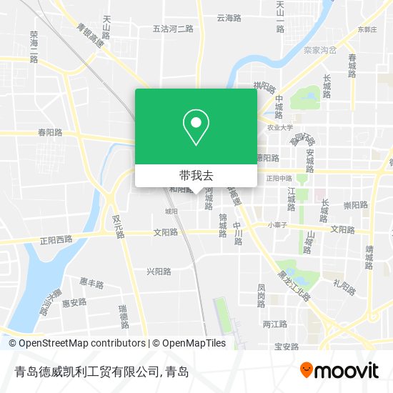 青岛德威凯利工贸有限公司地图