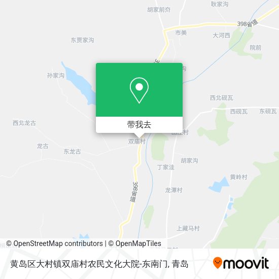 黄岛区大村镇双庙村农民文化大院-东南门地图