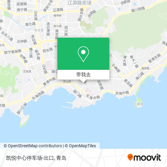 凯悦中心停车场-出口地图