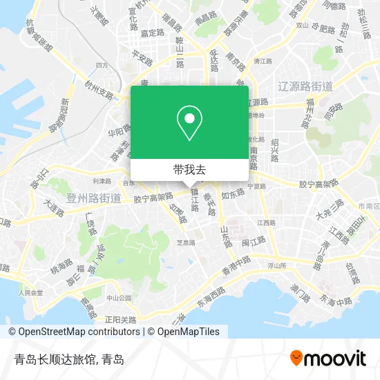 青岛长顺达旅馆地图