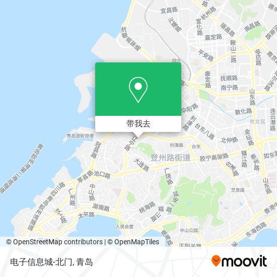 电子信息城-北门地图