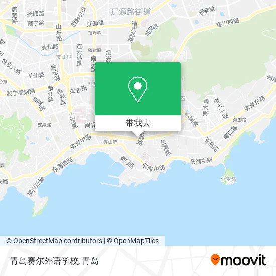 青岛赛尔外语学校地图