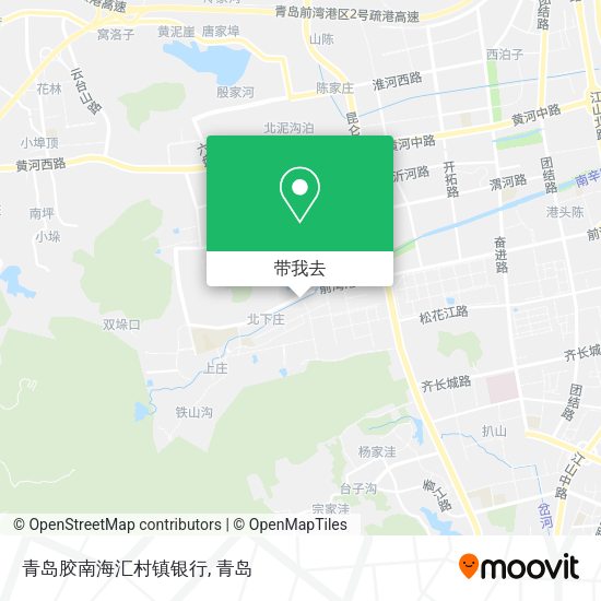 青岛胶南海汇村镇银行地图