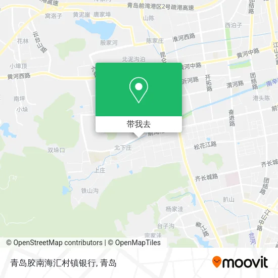 青岛胶南海汇村镇银行地图