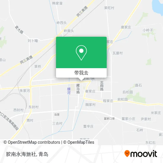 胶南永海旅社地图