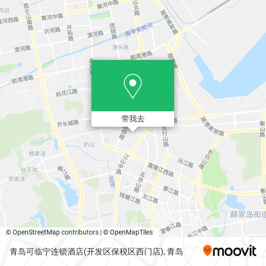 青岛可临宁连锁酒店(开发区保税区西门店)地图