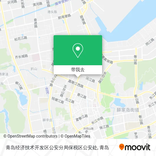 青岛经济技术开发区公安分局保税区公安处地图
