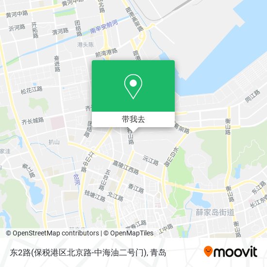 东2路(保税港区北京路-中海油二号门)地图