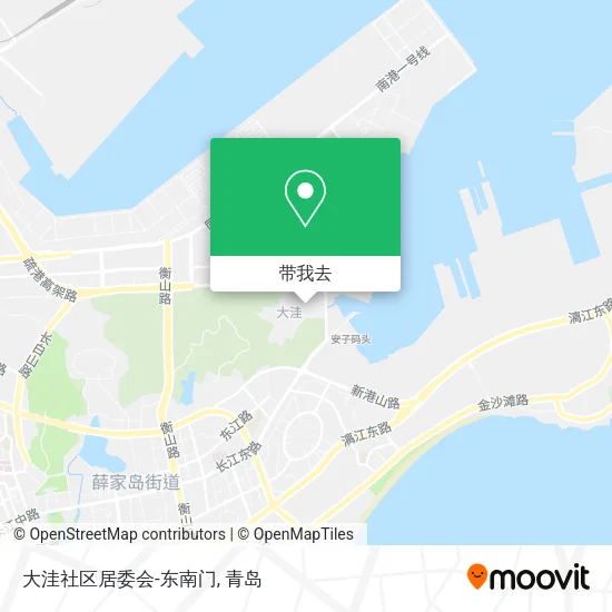 大洼社区居委会-东南门地图