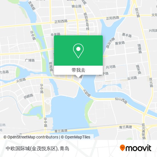 中欧国际城(金茂悦东区)地图
