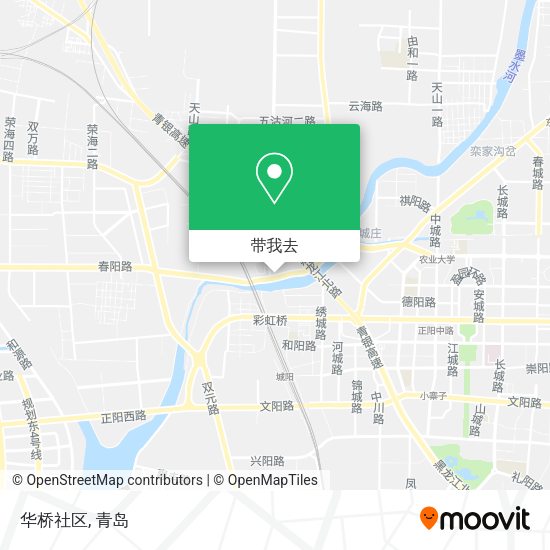 华桥社区地图