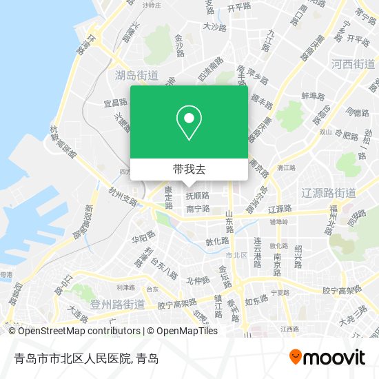 青岛市市北区人民医院地图