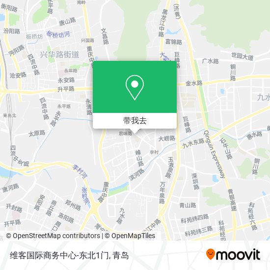 维客国际商务中心-东北1门地图