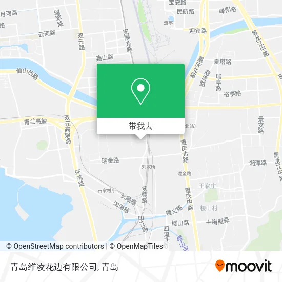 青岛维凌花边有限公司地图