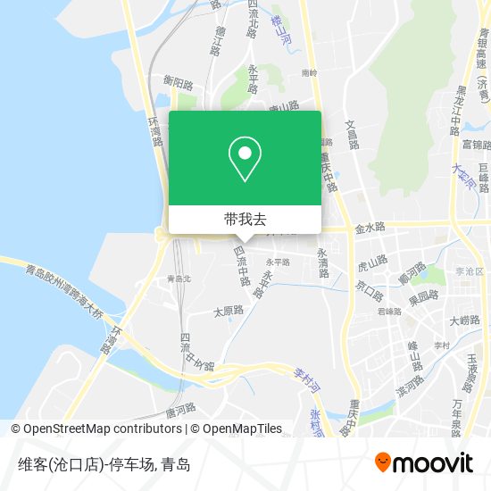 维客(沧口店)-停车场地图