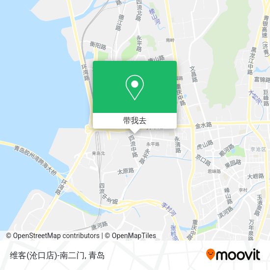 维客(沧口店)-南二门地图