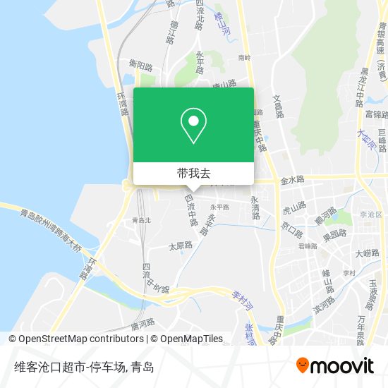 维客沧口超市-停车场地图