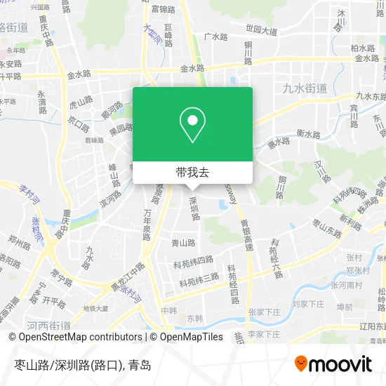 枣山路/深圳路(路口)地图