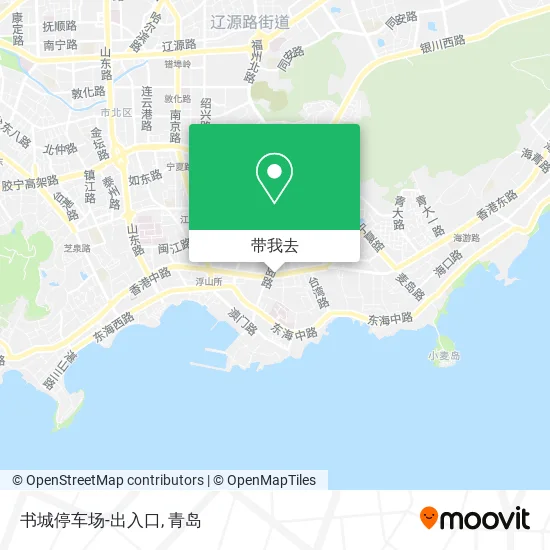书城停车场-出入口地图