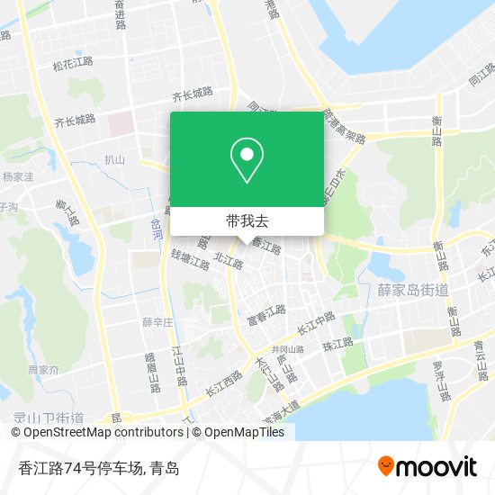 香江路74号停车场地图