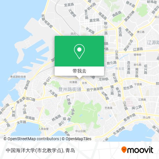 中国海洋大学(市北教学点)地图