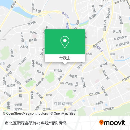 市北区鹏程鑫装饰材料经销部地图
