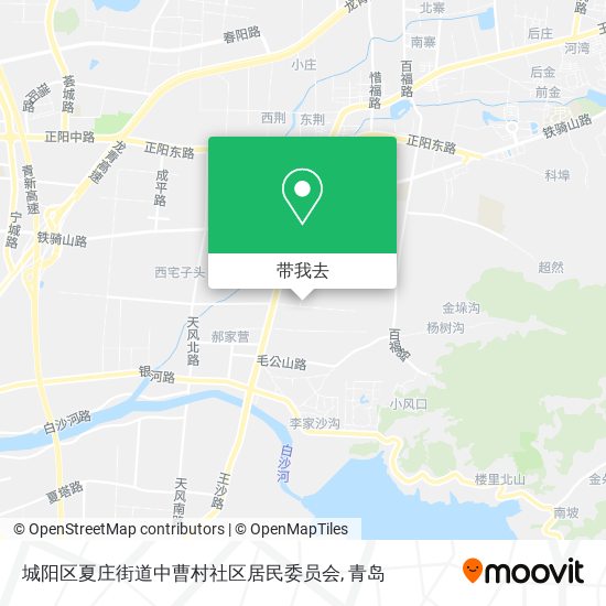 城阳区夏庄街道中曹村社区居民委员会地图