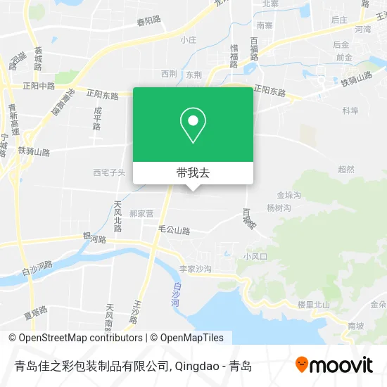 青岛佳之彩包装制品有限公司地图