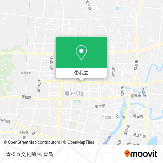 青松五交化商店地图