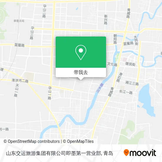 山东交运旅游集团有限公司即墨第一营业部地图