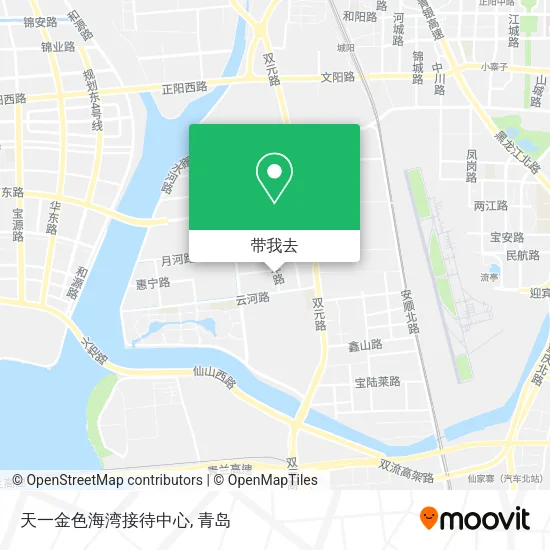 天一金色海湾接待中心地图