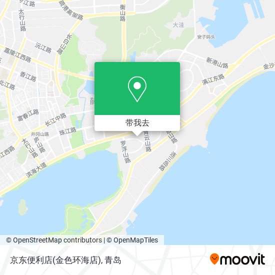 京东便利店(金色环海店)地图