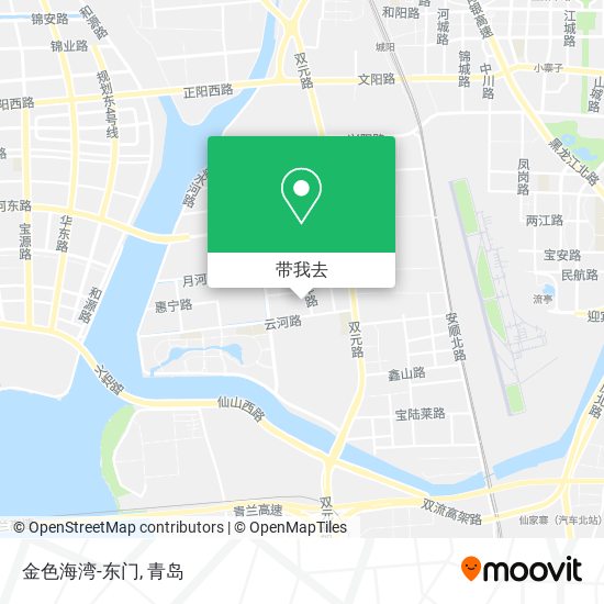 金色海湾-东门地图