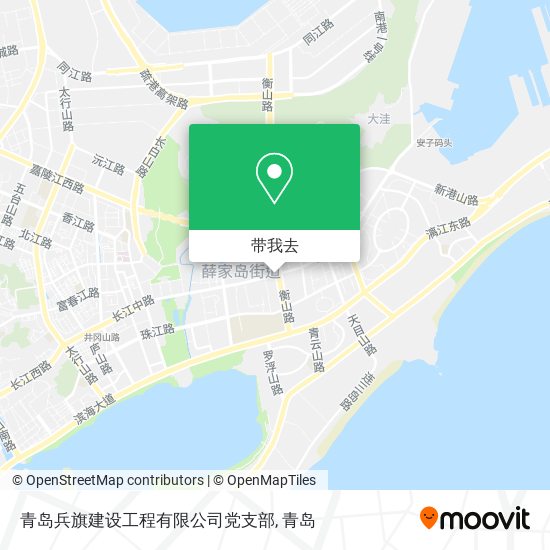 青岛兵旗建设工程有限公司党支部地图