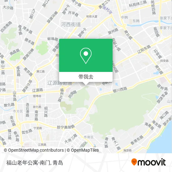 福山老年公寓-南门地图
