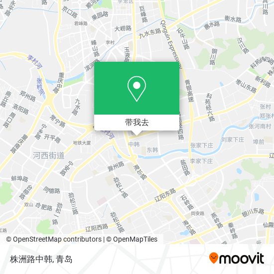 株洲路中韩地图