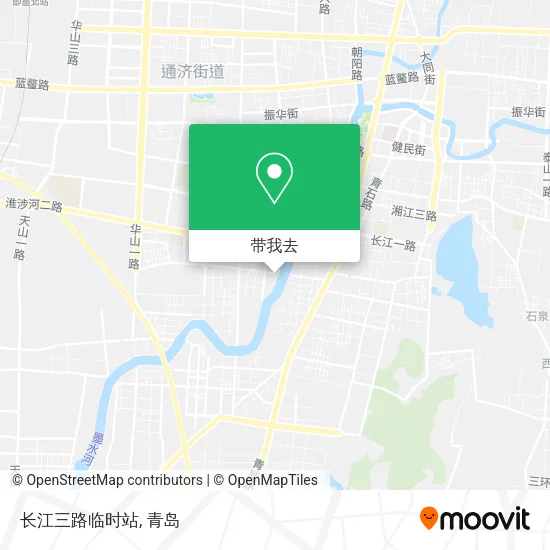 长江三路临时站地图
