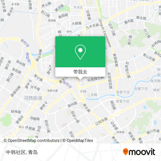 中韩社区地图