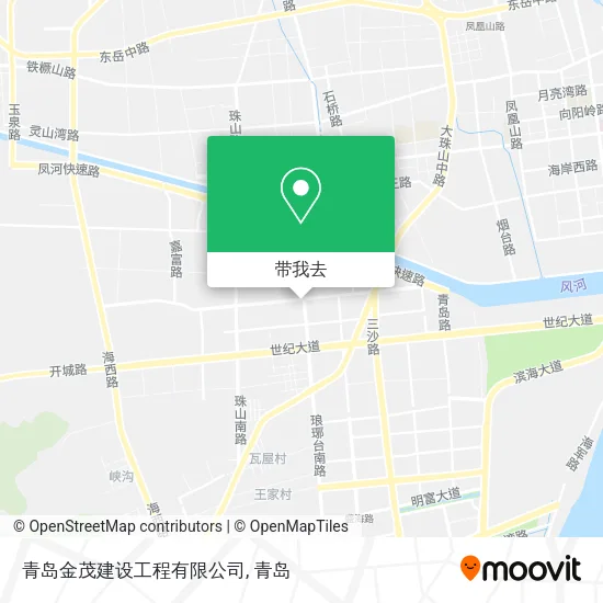 青岛金茂建设工程有限公司地图