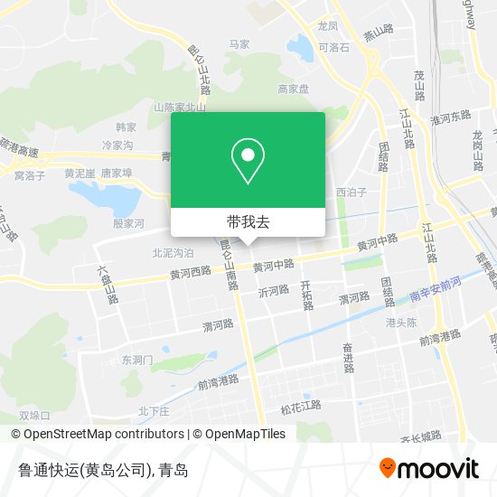 鲁通快运(黄岛公司)地图