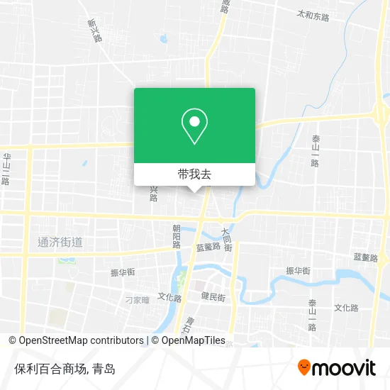 保利百合商场地图