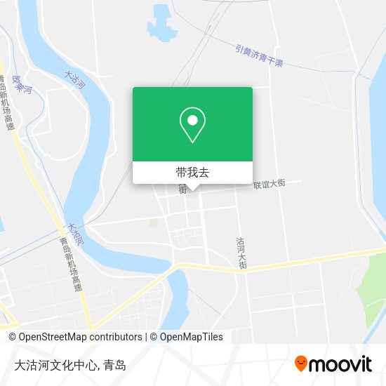 大沽河文化中心地图